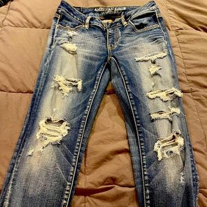 High rise jeans